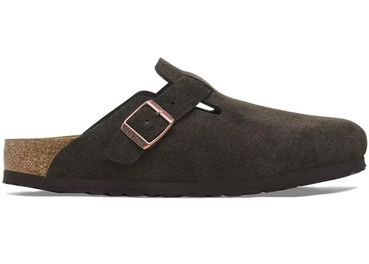 Birkenstock Boston "Suede Mocha"
